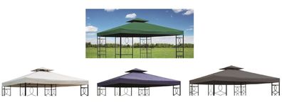 Ersatzdach Kaminabzug Wasserdicht für Pavillon ca. 3x3 m 270g/ m² Kamin PVC