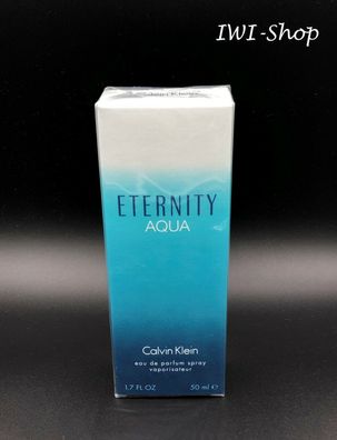 Calvin Klein CK Eternity Aqua Eau de Parfum Spray EDP 1.7oz 50 ml Neu OVP Rar