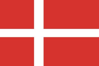 Aufkleber Fahne Flagge Dänemark in verschiedene Größen