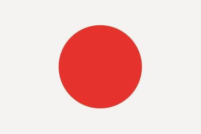 Aufkleber Fahne Flagge Japan in verschiedene Größen