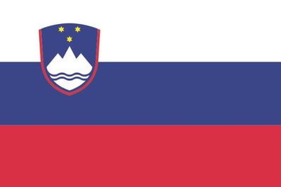 Aufkleber Fahne Flagge Slowenien in verschiedene Größen