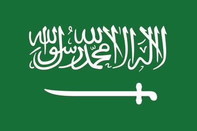 Aufkleber Fahne Flagge Saudi Arabien in verschiedene Größen