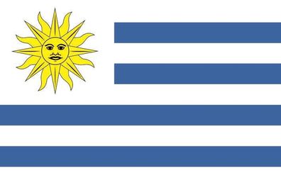 Aufkleber Fahne Flagge Uruguay in verschiedene Größen