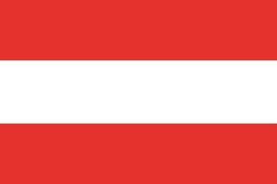 Aufkleber Fahne Flagge Österreich in verschiedene Größen