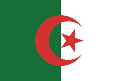 Aufkleber Fahne Flagge Algerien in verschiedene Größen