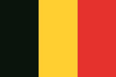 Aufkleber Fahne Flagge Belgien in verschiedene Größen