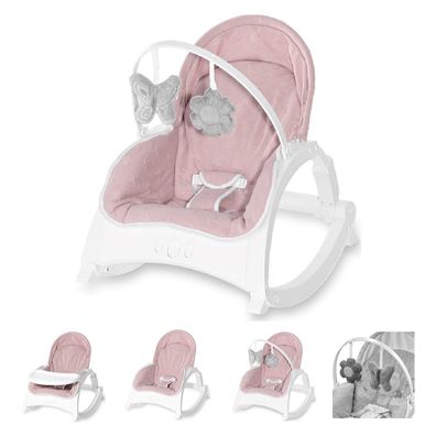 Lorelli Baby Rocker, Babywippe ALEX 3 in 1 Tisch Vibrationsfunktion, 4 Melodien