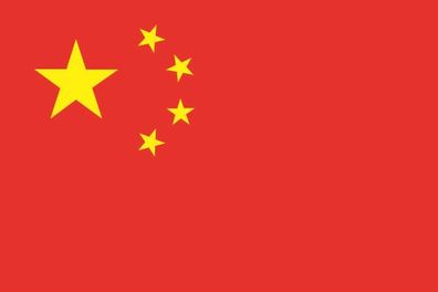 Aufkleber Fahne Flagge China in verschiedene Größen