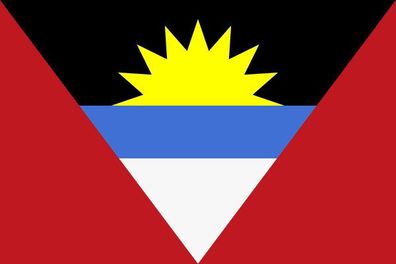 Aufkleber Fahne Flagge Antigua & Barbuda in verschiedene Größen