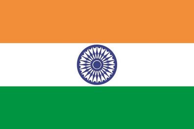 Aufkleber Fahne Flagge Indien in verschiedene Größen