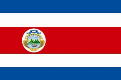 Aufkleber Fahne Flagge Costa Rica in verschiedene Größen
