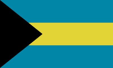 Aufkleber Fahne Flagge Bahamas in verschiedene Größen