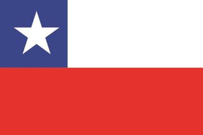 Aufkleber Fahne Flagge Chile in verschiedene Größen