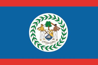 Aufkleber Fahne Flagge Belize in verschiedene Größen