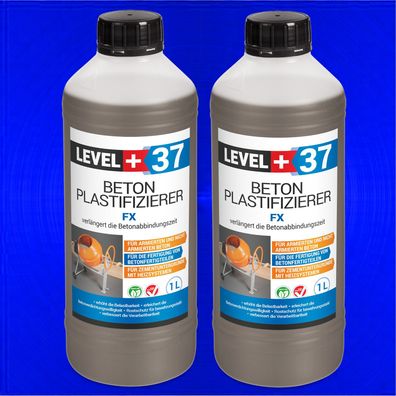 Plastifizierer 2L Beton-Zusatzmittel Estrichzusatz Betonverflüssiger HQ RM37