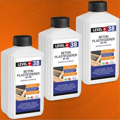 Beton-Zusatzmittel 3L Fliessmittel Betonverflüssiger Plastifizierer HQ RM38