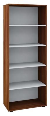 Mehrzweckschrank Kleiderschrank Hochschrank Garderobe Flur Schrank Nussbaum