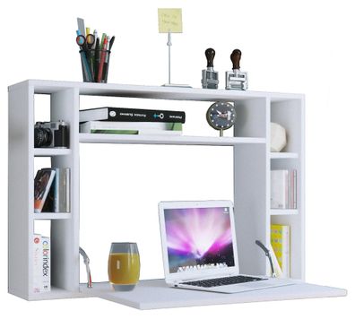 Schreibtisch Computer PC Laptop Büro Tisch Arbeitstisch Eiche Dekor