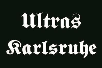 Fahne Flagge Ultras Karlsruhe Premiumqualität