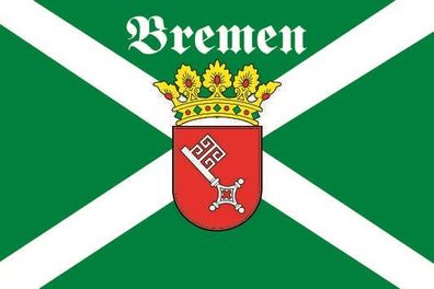 Fahne Flagge Bremen Kreuz Premiumqualität