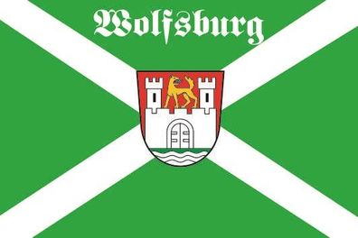 Fahne Flagge Wolfsburg Kreuz Premiumqualität