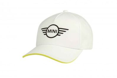 MINI Contrast Edge Wing Logo Cap weiß / schwarz / energetic yellow