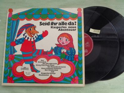 LP Intercord Kasperles neue Abenteuer Seid Ihr alle da Plim Plam Plum Hörspiel Vinyl