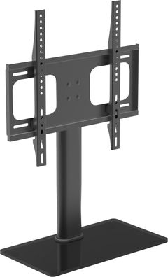 Fernseher TV Stand Ständer Halterung Standfuss Fernsehtisch Monitor Halter Glas