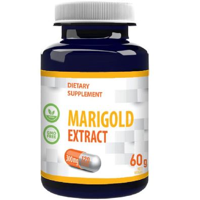 Lutein 3 Complex from Marigold Extract 120 Vegan Capsules Hepatica