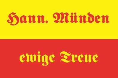 Fahne Flagge Hannover Münden ewige Treue Premiumqualität