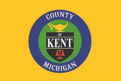 Fahne Flagge Kent County (Michigan) Premiumqualität