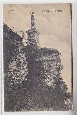 44004 Ak Gorz Gorze in Lothringen Muttergottes Statue um 1918
