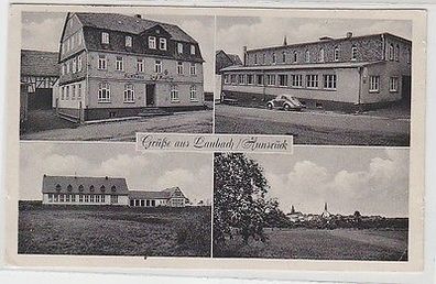 60334 Mehrbild Ak Grüße aus Laubach Hunsrück Gasthaus usw. 1961