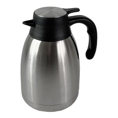 Edelstahl Isolierkanne Kaffeekanne Teekanne 1,5 Liter Thermo Doppelwandig Griff
