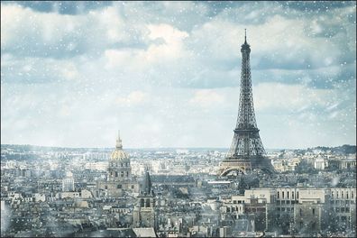 Muralo VLIES Fototapeten Tapeten XXL Aussicht auf Paris 444