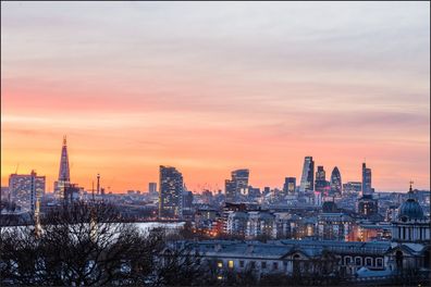 Muralo VLIES Fototapeten Tapeten XXL Panorama von London 792