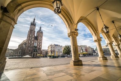 Muralo VLIES Fototapeten Tapeten XXL Marktplatz Krakau 2678