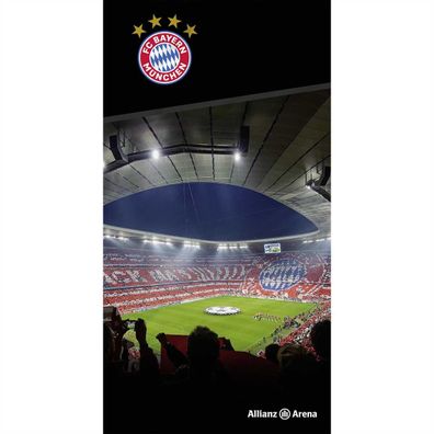 FC Bayern München Allianz Arena Badetuch 75x150