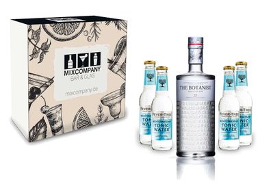 Gin Tonic Giftbox Geschenkset - The Botanist Islay Dry Gin 0,7l 700ml (46% Vol)