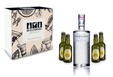 Gin Tonic Geschenkset - The Botanist Islay Dry Gin 0,7l 700ml (46% Vol) + 4x Fe