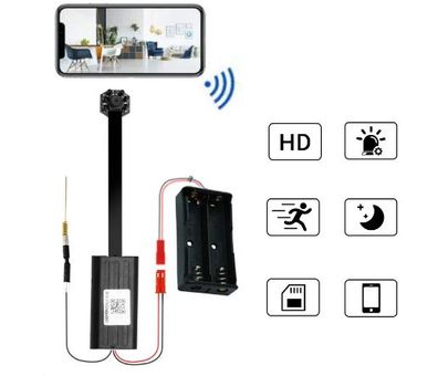 WiFi IP-Wireless Micro Webcam, Videorecorder, Nachtsicht-Fernansicht