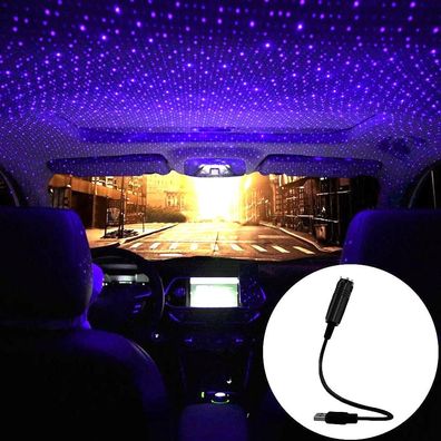 Nachtlaserlichtprojektor, Atmosphären-USB-Lampe für Bühneneffekte