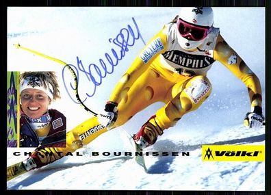 Chantal Bournissen Autogrammkarte Original Signiert Skialpine + A 86722