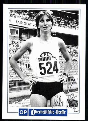 Gabriele Lesch Autogrammkarte Original Signiert Leichtathletik + A 86602