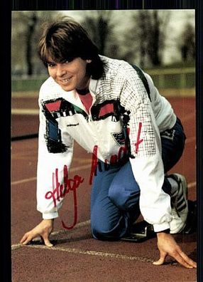 Helga Arendt Autogrammkarte Original Signiert Leichtathletik + A 86592