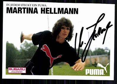 Martina Hellmann Autogrammkarte Original Signiert Leichtathletik + A 86656