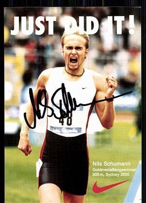 Nils Schumann Autogrammkarte Original Signiert Leichtathletik + A 86625