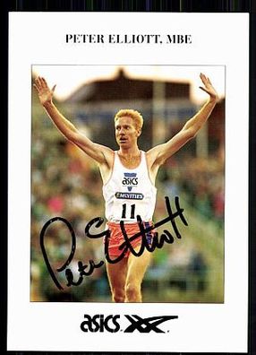 Peter Elliott Autogrammkarte Original Signiert Leichtathletik + A 86630