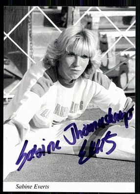 Sabine Everts Autogrammkarte Original Signiert Leichtathletik + A 86614