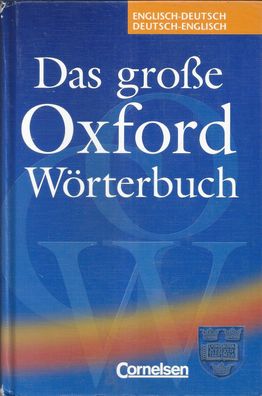 Das große Oxford Wörterbuch. Deutsch - Englisch / Englisch - Deutsch (2003) Cornelsen